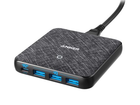 ANKER PowerPort Atom III Slim 4-port w  USB-C Wall Charger - Black Online