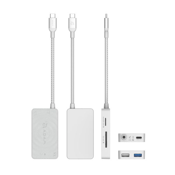 ADAM ELEMENTS Casa PDC501 USB C 5-in-1 Hub - Silver Discount