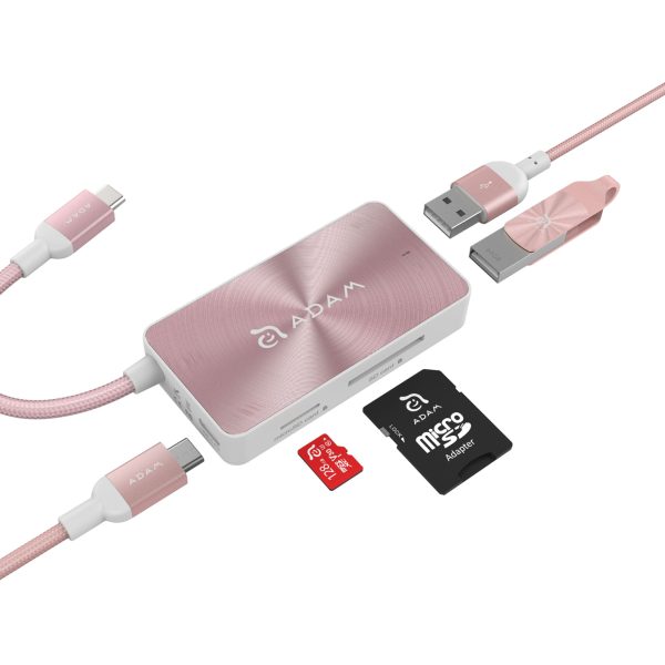 ADAM ELEMENTS Casa PDC501 USB C 5-in-1 Hub - Rose Gold Discount