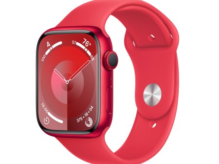 Apple Watch Series 9 GPS 45mm (PRODUCT)RED Aluminum Case with (PRODUCT)RED Sport Band - S M Online Hot Sale