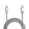 ADAM ELEMENTS PeAk II C200B USB-C to Lightning Cable 2m - Silver Sale