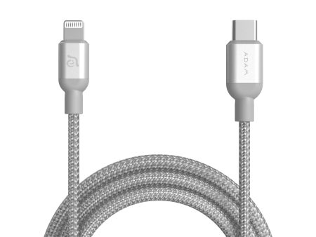 ADAM ELEMENTS PeAk II C200B USB-C to Lightning Cable 2m - Silver Sale