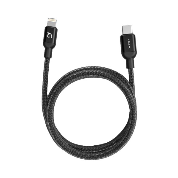 ADAM ELEMENTS PeAk II Braided USB-C to Lightning cable 1.2m - Black Cheap