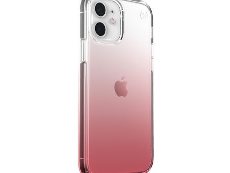 SPECK Presidio Perfect-Clear Ombre Case for iPhone 12 Mini - Clear Vintage Rose on Sale