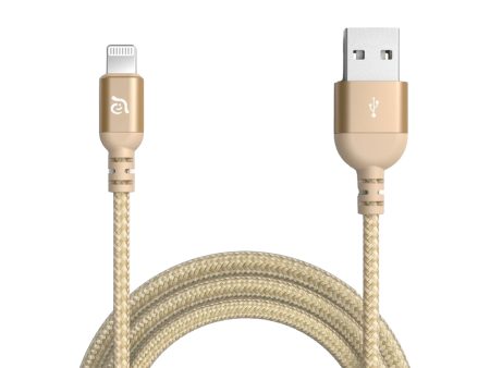 ADAM ELEMENTS Peak III Braided Lightning Cable 2m - Gold Sale