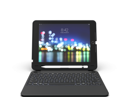 ZAGG Slim Book Go Keyboard Case for iPad 10.2 (7th, 8th, 9th Gen) - Black Supply