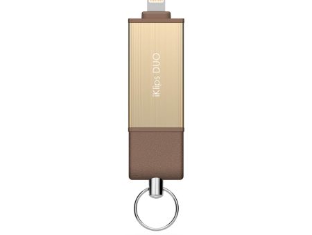 ADAM ELEMENTS iKlips Duo II 64GB - Gold Brown Cheap