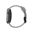 U BY UAG [U] Dot Silicone Strap for Apple Watch 42 44 45 mm - Grey Supply