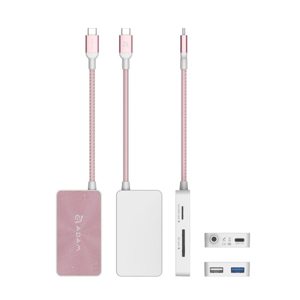 ADAM ELEMENTS Casa PDC501 USB C 5-in-1 Hub - Rose Gold Discount