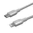 ADAM ELEMENTS PeAk II C200B USB-C to Lightning Cable 2m - Silver Sale