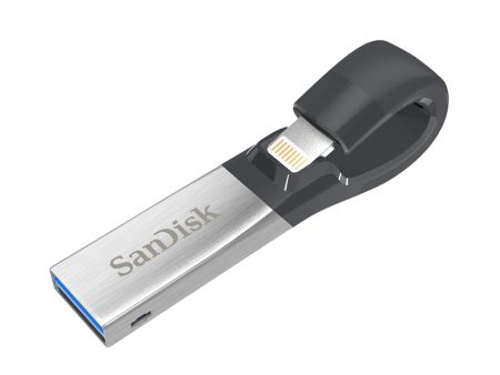 SANDISK iXpand Version 2 OTG Flash Drive (64gb) - Silver Black Hot on Sale