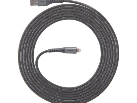 VENTEV Chargesync Alloy Lightning Cable 3m - Steel Gray Discount