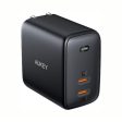 AUKEY Omnia Duo 65W Dual Port USB-C PD GaN Wall Charger - Black Discount