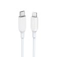 ANKER Powerline III USB-C to Lightning Cable 0.90m - White For Sale