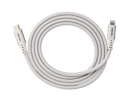 VENTEV Chargesync Alloy USB C- to Lightning Cable 4ft - White Online Sale