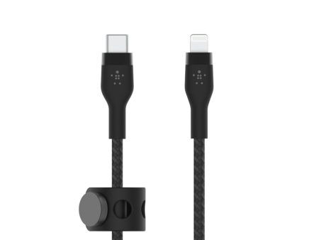 BELKIN Boost Charge Pro Flex USB-C to Lightning Cable 1m - Black on Sale