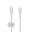 BELKIN Boost Charge Pro Flex USB-C to Lightning Cable 1m - White Cheap