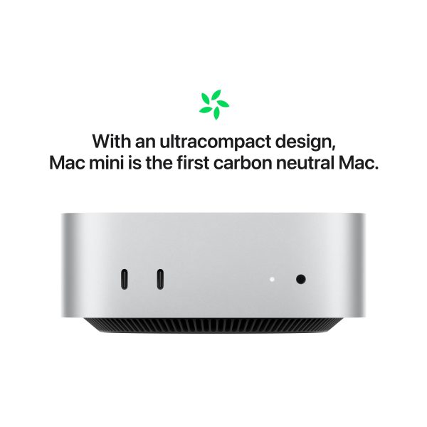 Mac mini: Apple M4 chip with 10-core CPU and 10-core GPU, 512GB SSD - Silver Online now