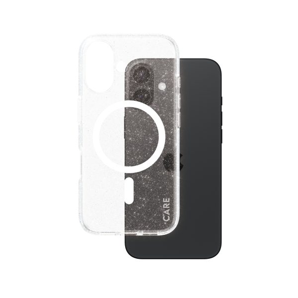 CARE BY PANZERGLASS Flagship Crystal Hard MagSafe Case for iPhone 16 - Starlit Cheap