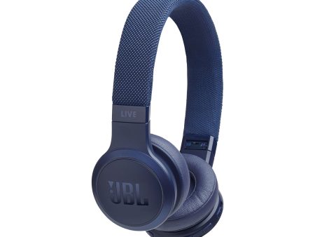 JBL Live 400BT Wireless On-Ear Headphones - Blue Online Sale