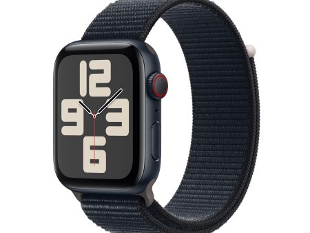 Apple Watch SE GPS + Cellular 44mm Midnight Aluminum Case with Midnight Sport Loop Online now