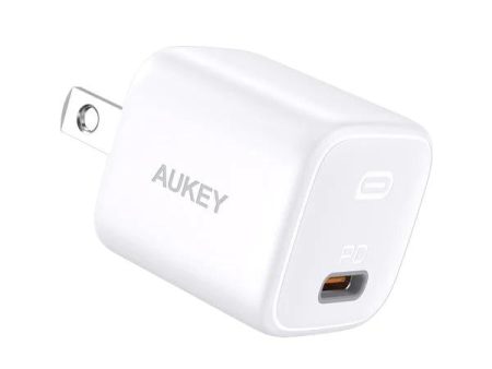 AUKEY Omnia II Mini 30w USB-C PD GaN Wall Charger - White Cheap