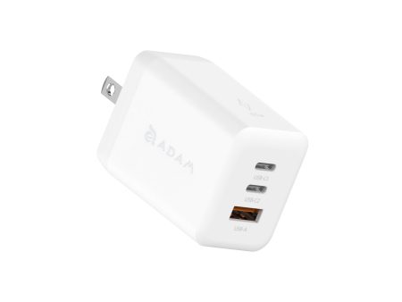 ADAM ELEMENTS OMNIA X65 GaN 65W 3-Port Wall Charger - White Sale