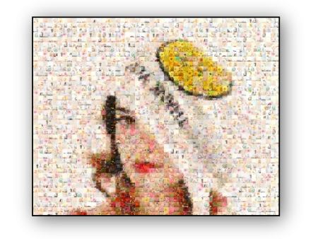 Photo Mosaic Canvas Print Online now